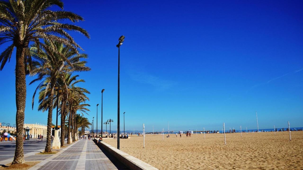 Malvarrosa Apartamento Valencia Exteriör bild